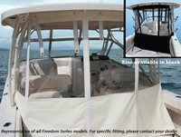 Photo of Grady White Freedom 255, 2015: Hard-Top Aft-Drop-Curtain (Factory OEM website photo), Rear 
