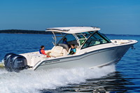 Photo of Grady White Freedom 325, 2023 Factory Hard-Top, viewed from Starboard Rear 