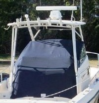 Photo of Grady White Sailfish 252, 1993: Helm Station Cover, viewed from Starboard Rear 