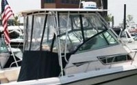 Photo of Grady White Sailfish 272, 1995: Hard-Top, Visor, Side Curtains, Aft-Drop-Curtain, viewed from Starboard Rear 
