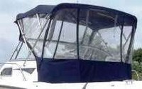 Photo of Grady White Seafarer 226, 1999: Bimini Top, Side Curtains, Aft-Drop-Curtain, viewed from Port Rear 