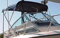 Photo of Grady White Seafarer 228, 1997: Bimini Top, viewed from Starboard Front 
