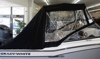 Photo of Grady White Tournament 192, 2000: Bimini Top, Visor, Side Curtains, Aft Curtain, viewed from Starboard Side 