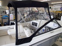 Photo of Grady White Tournament 192, 2000: Bimini Top, Visor, Side Curtains, viewed from Starboard Rear 