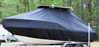 HydraSports® 212CC T-Top-Boat-Cover-Sunbrella-1399™ Custom fit TTopCover(tm) (Sunbrella(r) 9.25oz./sq.yd. solution dyed acrylic fabric) attaches beneath factory installed T-Top or Hard-Top to cover entire boat and motor(s)
