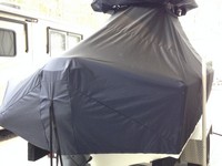 Photo of HydraSports 2400CC 20xx T-Top Boat-Cover, viewed from Starboard Rear 