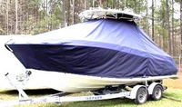 Photo of Hydrasports 2200VX 20xx T-Top Boat-Cover, viewed from Port Front 