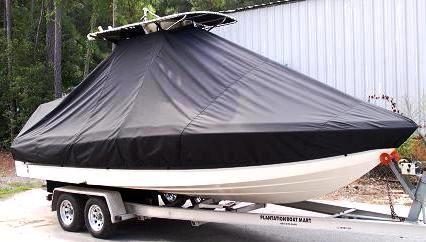 Hydrasports 23 Bay Bolt, 19xx, TTopCovers™ T-Top boat cover stdb front