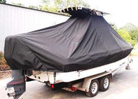 Photo of Hydrasports 23 Bay Bolt 20xx T-Top Boat-Cover, viewed from Starboard Rear 
