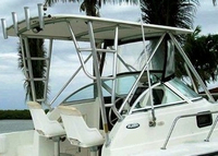 Photo of Hydrasports 230WA, 2005: Factory Hard-Top, Connector, viewed from Starboard Side 