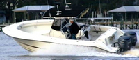 Photo of Hydrasports 2600CC, 2004: T-Top Enclosure, viewed from Port Side 