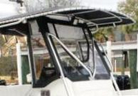 Photo of Hydrasports 2800CC, 2003: T-Top Enclosure, viewed from Starboard Front 