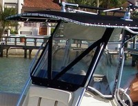 Photo of Hydrasports 2800CC, 2005: T-Top Enclosure, viewed from Port Front 