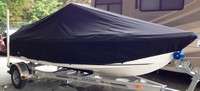 Photo of Key West® 1720CC 19xx Boat-Cover LCC, viewed from Starboard Front 