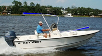 Photo of Key West® 176BR Bay Reef, 2011-2012: Shadow™ Folding T-Top Kit Overlaid 