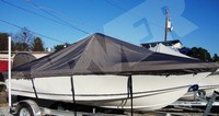 Photo of Key West® 176CC 20xx Carver Styled To Fit Center Console Boat-Cover for V Hull Single Engine NO Bow Rail Boat 