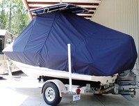 Photo of Key West® 186CC 20xx T-Top Boat-Cover, Rear 