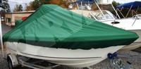 Photo of Key West® 189FS 20xx Carver Styled To Fit Center Console Boat-Cover for V Hull Single Engine NO Bow Rail Boat 