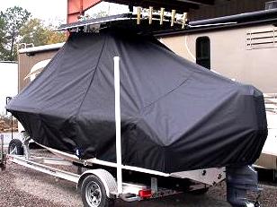 Key West, 2020CC, 20xx, TTopCovers™ T-Top boat cover, port rear