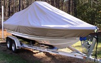 Photo of Key West® 210FS 20xx Boat-Cover LCC, viewed from Starboard Front 