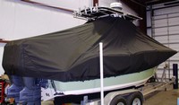 Photo of Key West® 244CC Bluewater 20xx Boat-Cover LCC, viewed from Starboard Rear 