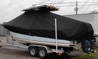 LaPortes™ Key West, 268CC, 20xx, Boat Cover LCC, port rear