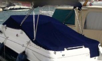 Photo of Larson Cabrio 240, 2008: Bimini Top in Boot, Cockpit Cover, viewed from Port Rear 