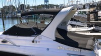 Photo of Larson Cabrio 260 Arch, 2007: Bimini Top, Cockpit Cover, viewed from Port Rear 