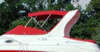 Photo of Larson Cabrio 260 Arch, 2008: Bimini Top, Cockpit Cover, viewed from Port Side 