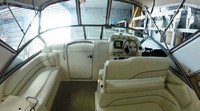 Photo of Larson Cabrio 330, 2000: Arch Bimini Top, Connector, Side Curtains, Inside 