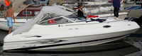 Convertible-Aft-Curtain-OEM-A™Factory Convertible-Top AFT CURTAIN zips onto back of OEM Convertible-Top Canvas, Snap to Boat at bottom, OEM (Original Equipment Manufacturer)