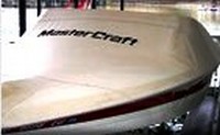 MasterCraft® 205 ProSport NO Tower Mooring-Cover-Logo-Sunbrella-OEM-G2™ Factory MOORING COVER (NO Ski/Wake Tower) with Boat Manufacturers Logo, OEM (Original Equipment Manufacturer)
