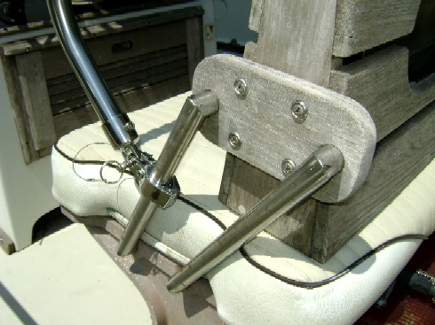 Mounted to Front of Flip Seat - Forward