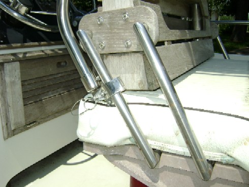 Mounted to Front of Flip Seat - Back