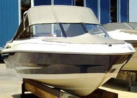 Photo of Monterey 180 Edge, 2001: Convertible Top, Side Curtains, Aft Curtain, Bow Cover, viewed from Starboard Front 
