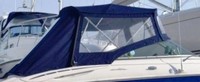 Photo of Monterey 248 LS Montura Bowrider, 2005: Bimini Top, Front Connector, Side and Aft Curtains, viewed from Starboard Side 