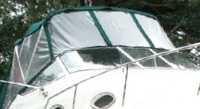 Photo of Monterey 256 Cruiser, 1998: Bimini Top, Front Connector, Side Curtains Bimini Aft Curtain, viewed from Starboard Front 