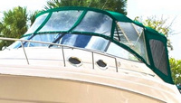Monterey® 262 Cruiser Bimini-Side-Curtains-OEM-G1.2™ Pair Factory Bimini SIDE CURTAINS (Port and Starboard sides) zips to side of OEM Bimini-Top (not included) (NO front Visor, aka Windscreen, sold separately), OEM (Original Equipment Manufacturer) 