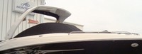 Photo of Monterey 264 FS Arch, 2012: Camper Top in Boot, Bow Cover Cockpit Cover, viewed from Starboard Front 