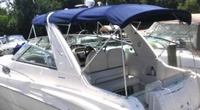 Photo of Monterey 282 Cruiser Arch, 2006: Bimini Top Aft Top, Camper Top, viewed from Port Rear 