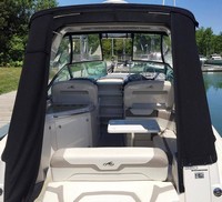 Photo of Monterey 320 Sport Yacht, 2010: Hard-Top, Front Visor, Side Curtains, Camper Top, Camper Side and Aft Curtains, Rear 
