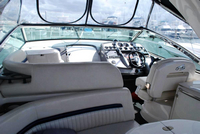 Photo of Monterey 350 Sport Yacht, 2006: Bimini Top, Front Connector, Side Curtains, Inside 