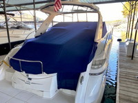 Photo of Monterey 400 Sport Yacht, 2009: Cockpit Cover Captain-Navy Sunbrella(r), viewed from Starboard Rear 
