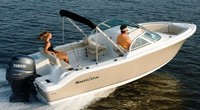 Photo of NauticStar, 2000DC XS, 2012: Bimini Top in Boot, viewed from Starboard Rear 