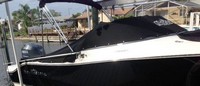Photo of NauticStar, 2000DC XS, 2012: Bimini Top, Bow Cover Cockpit Cover, viewed from Starboard Side 