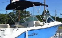 Photo of NauticStar, 2000DC XS, 2015: Bimini Top, viewed from Starboard Rear 