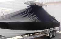 Photo of Pathfinder 2600 HPS 20xx T-Top Boat-Cover, viewed from Port Front 