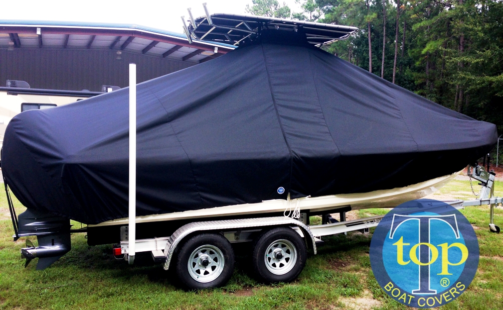 Pioneer Bulls Bay 2200, 20xx, TTopCovers™ T-Top boat cover, starboard side