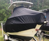 Photo of ProLine 21 Sport 19xx 20xx T-Top Boat-Cover, viewed from Starboard Front 