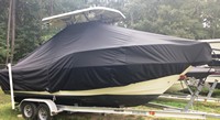 Photo of ProLine 21 Sport 19xx 20xx T-Top Boat-Cover, viewed from Starboard Side 